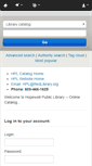 Mobile Screenshot of catalog.redlibrary.org